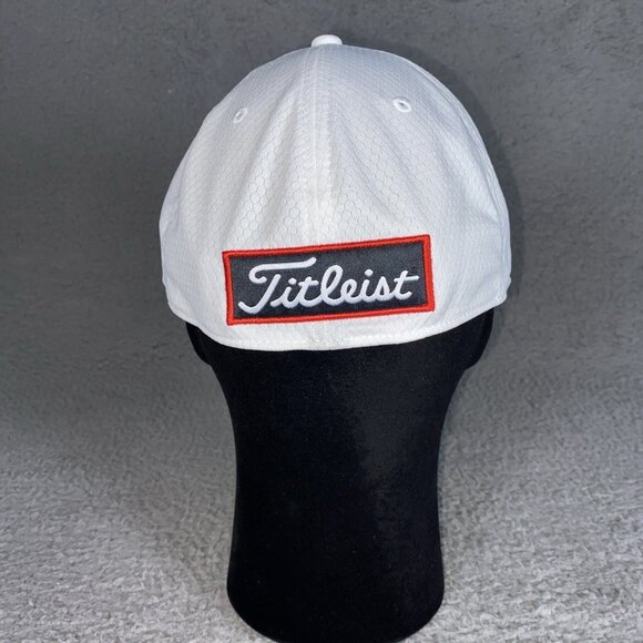 Titleist Pro V1 Hat Footjoy Golf Cap Fitted Size M/L Medium Large White New Era - Picture 3 of 7